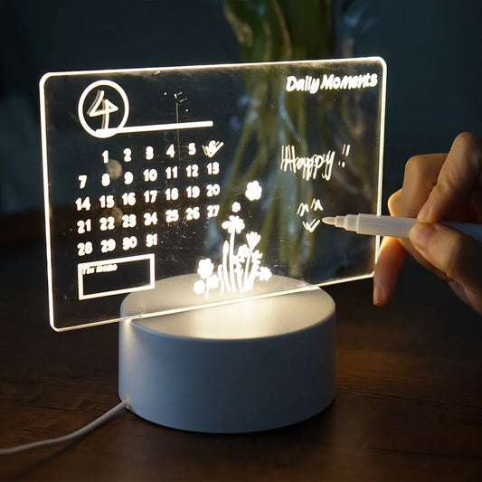 Creative Message Board Night Lamp
