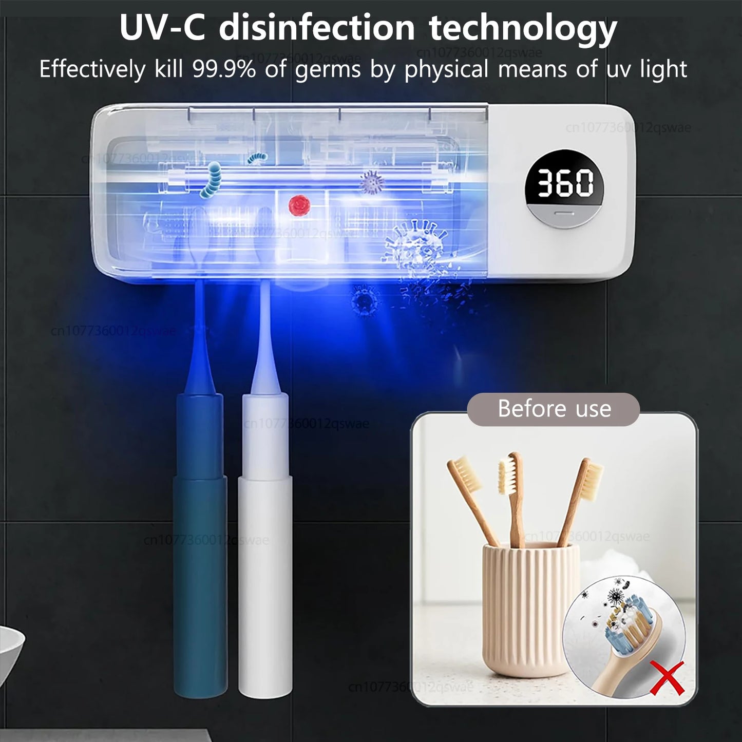 UV Toothbrush steralizer