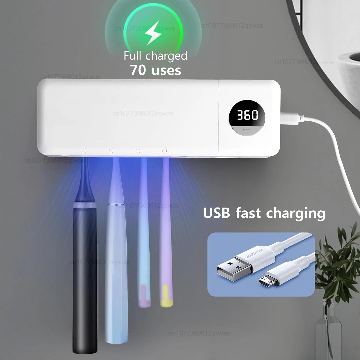 UV Toothbrush steralizer