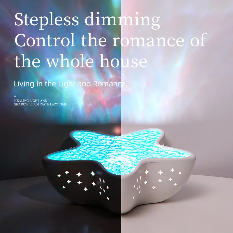 LED Star & Ocean Wave Night Lamp