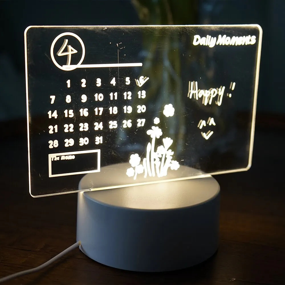 Creative Message Board Night Lamp
